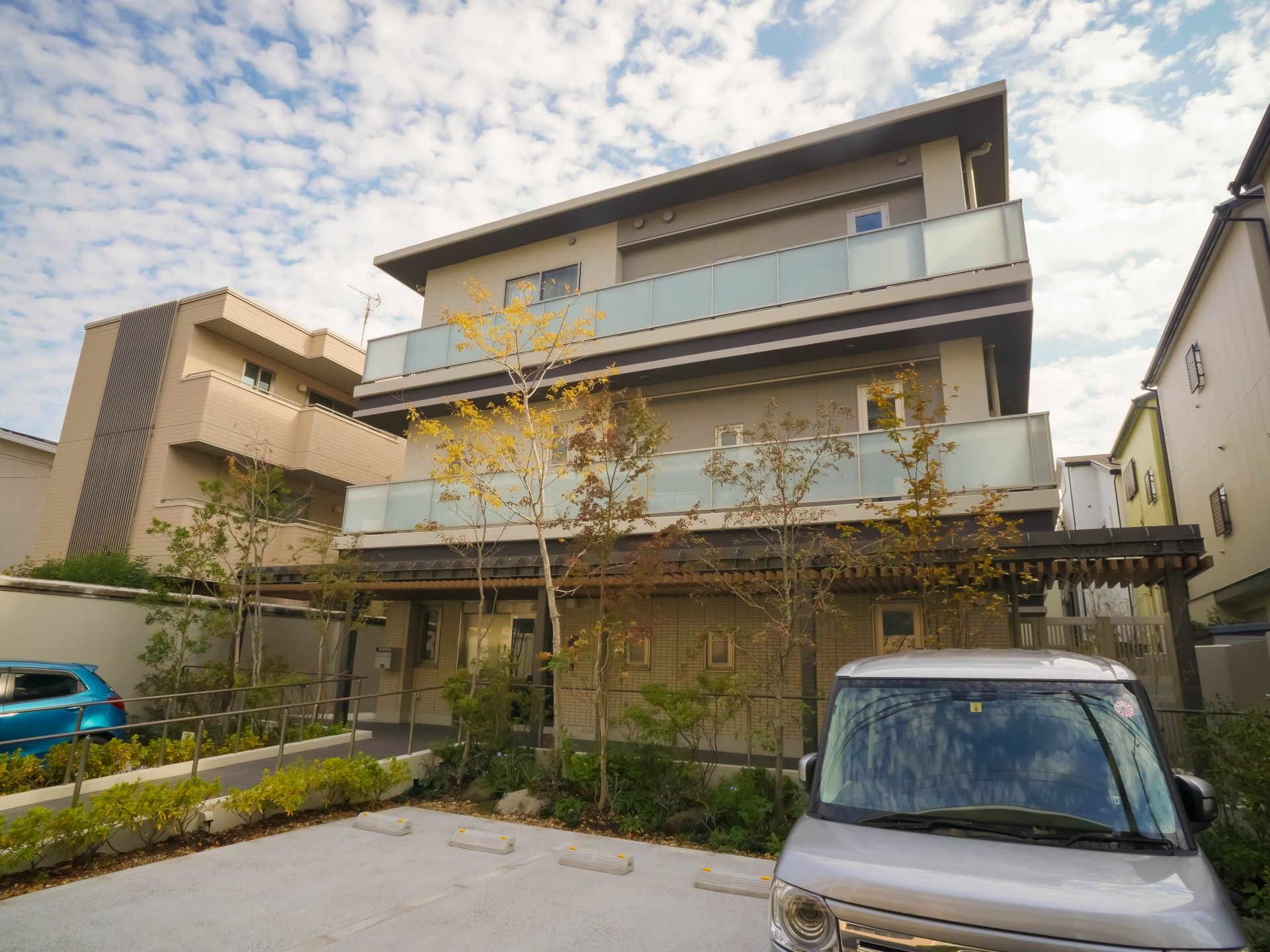 清潔感ある建物の外観