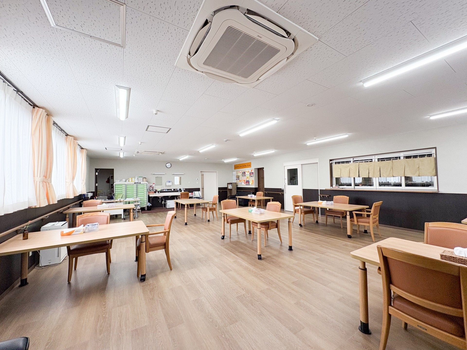 広々とした共有スペース