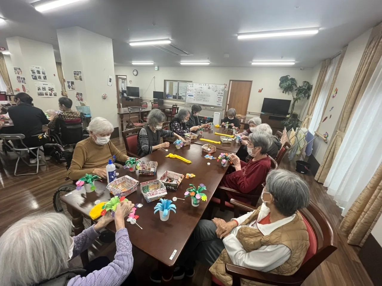 手作り活動の様子