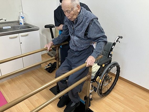 歩行訓練の様子