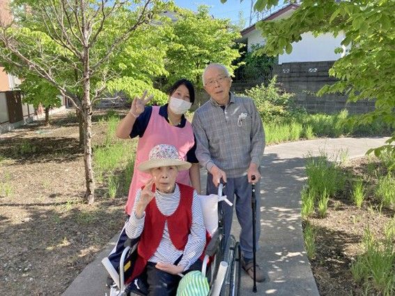 緑豊かな散歩道