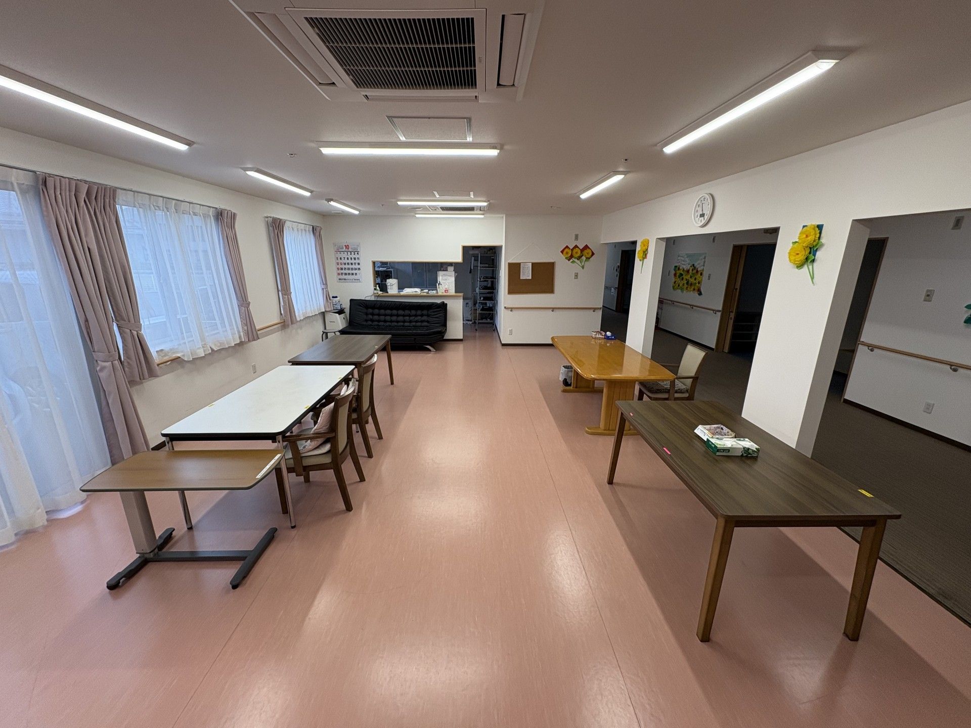 広い共有スペース