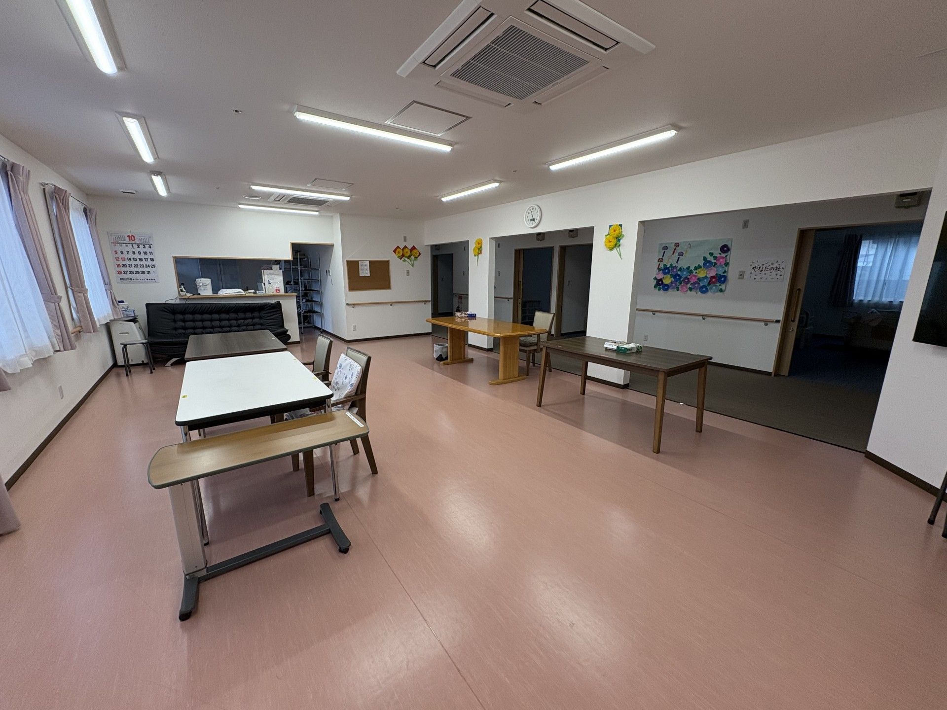 広い共有スペース