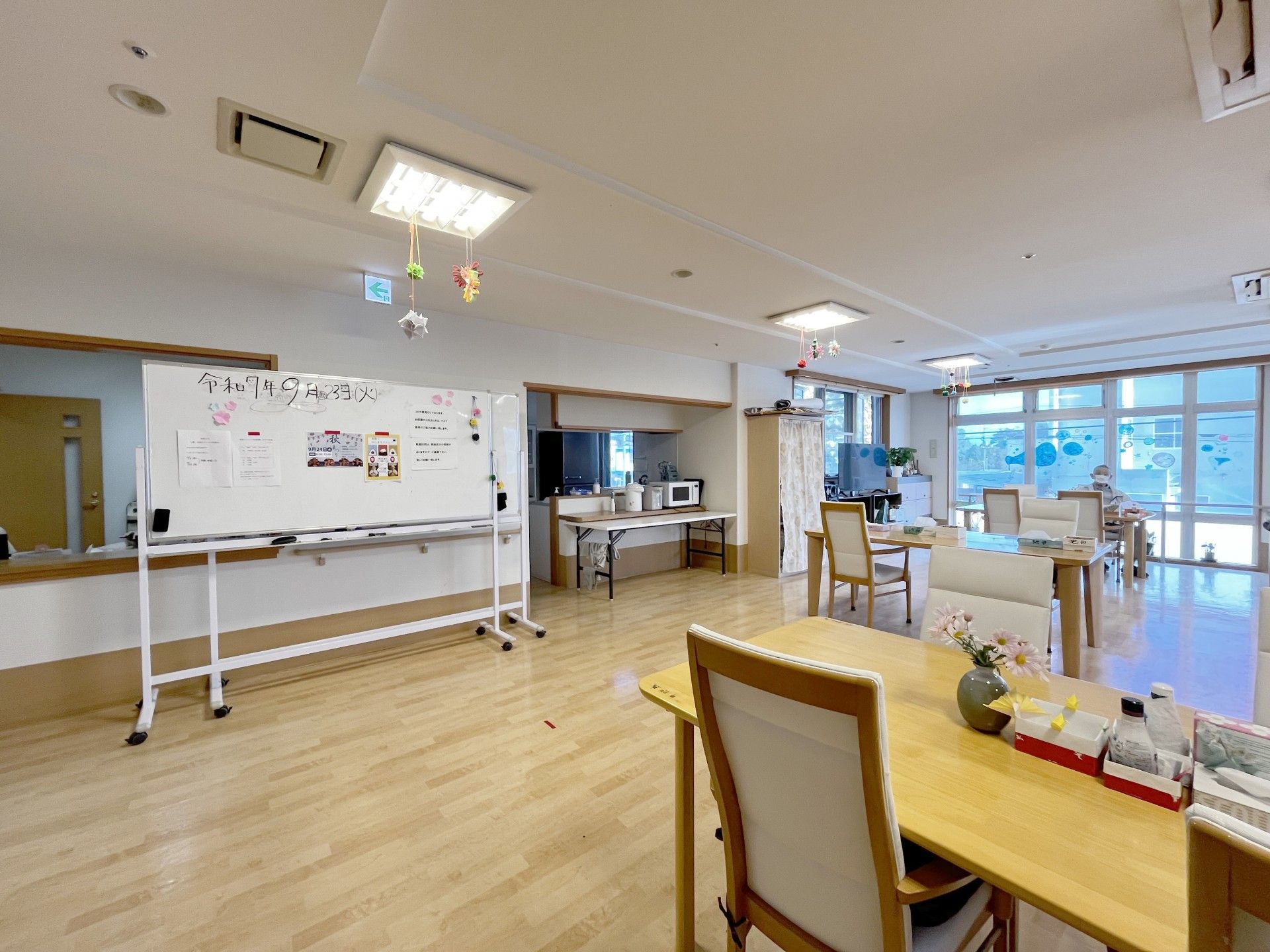 広々とした共有スペース