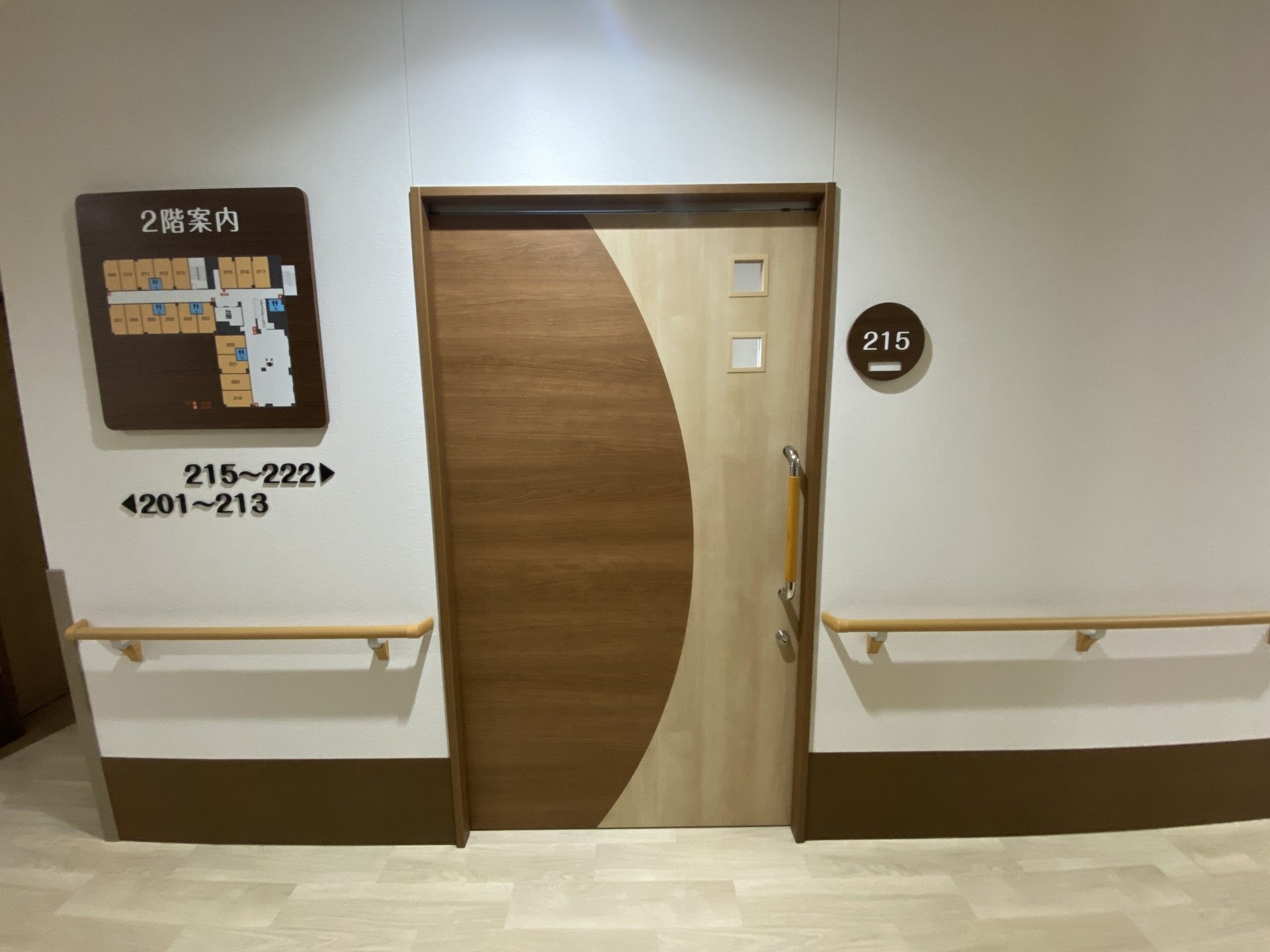 安全な廊下の出入口
