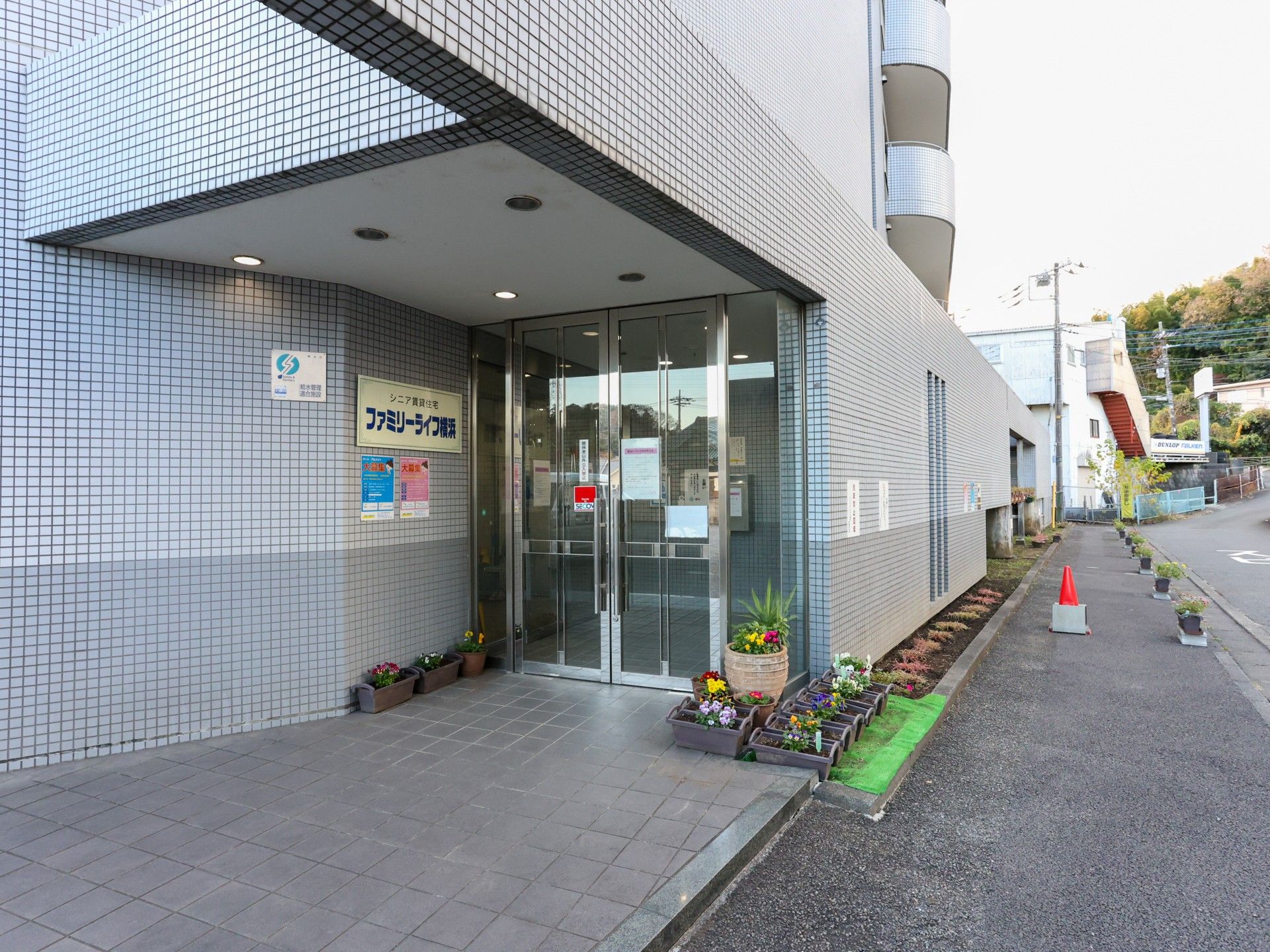 清潔なエントランス