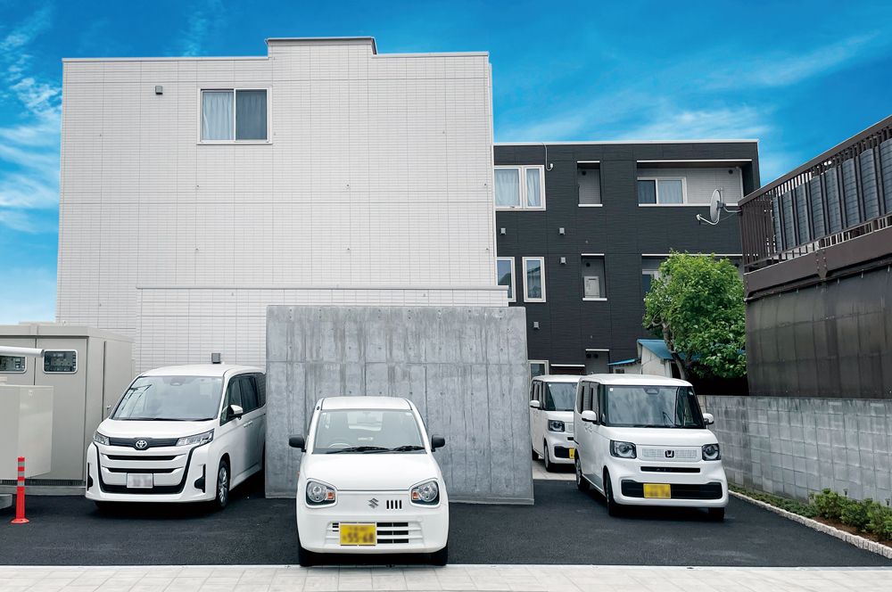 駐車場の様子