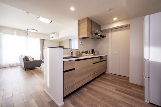 61Qタイプモデルルーム　キッチン