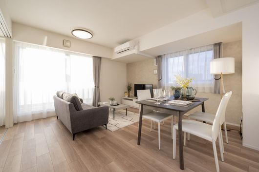 61Qタイプモデルルーム　リビング