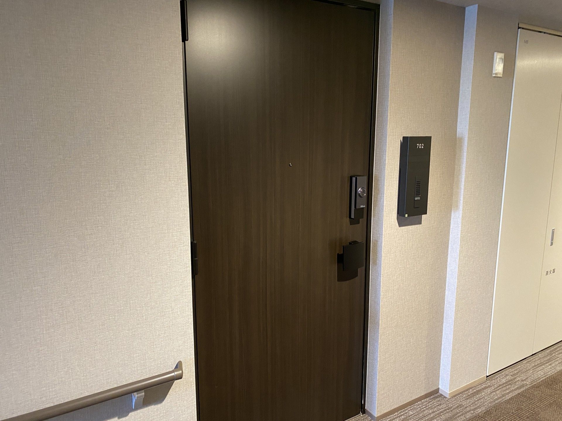 プライベートな部屋の入口