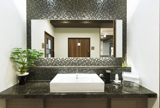 1階エントランス洗面台