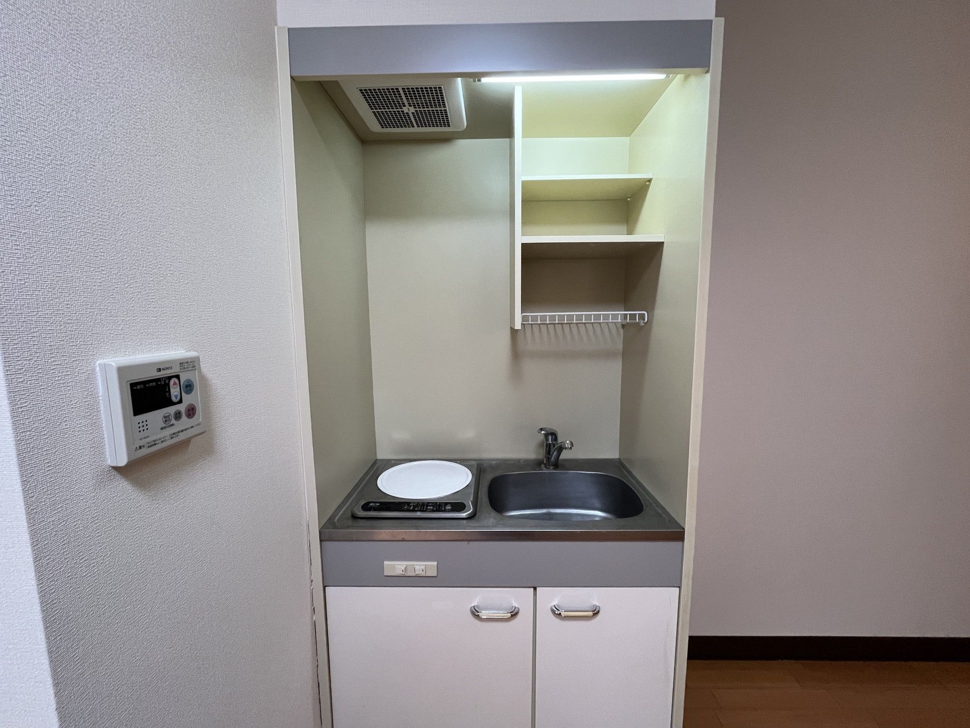 清潔なキッチンコーナー