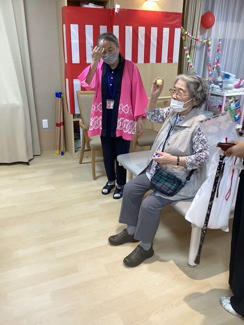 楽しそうな交流の場