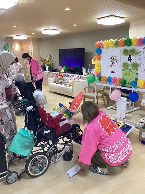 楽しい催しの様子