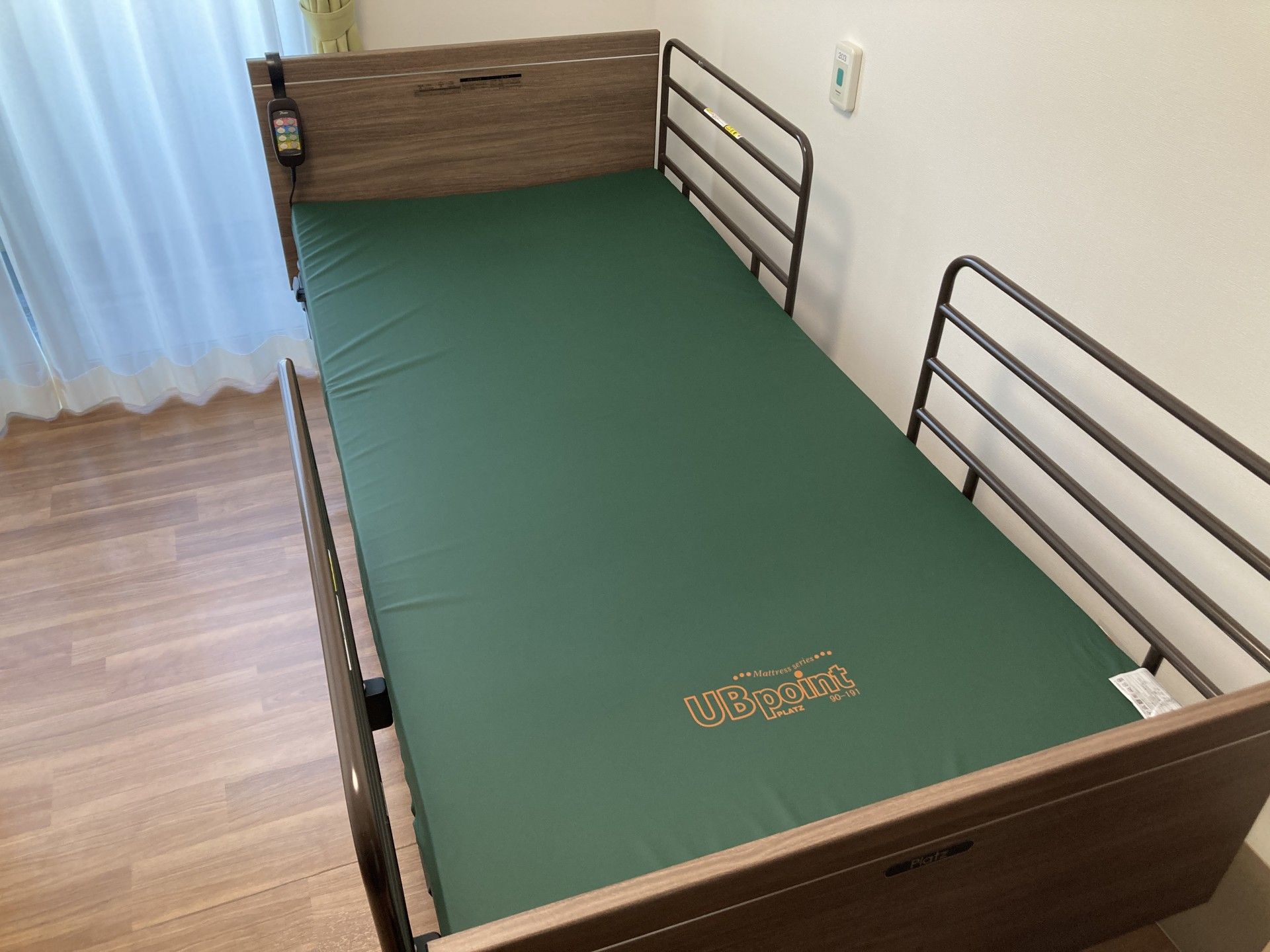 快適なベッドの部屋