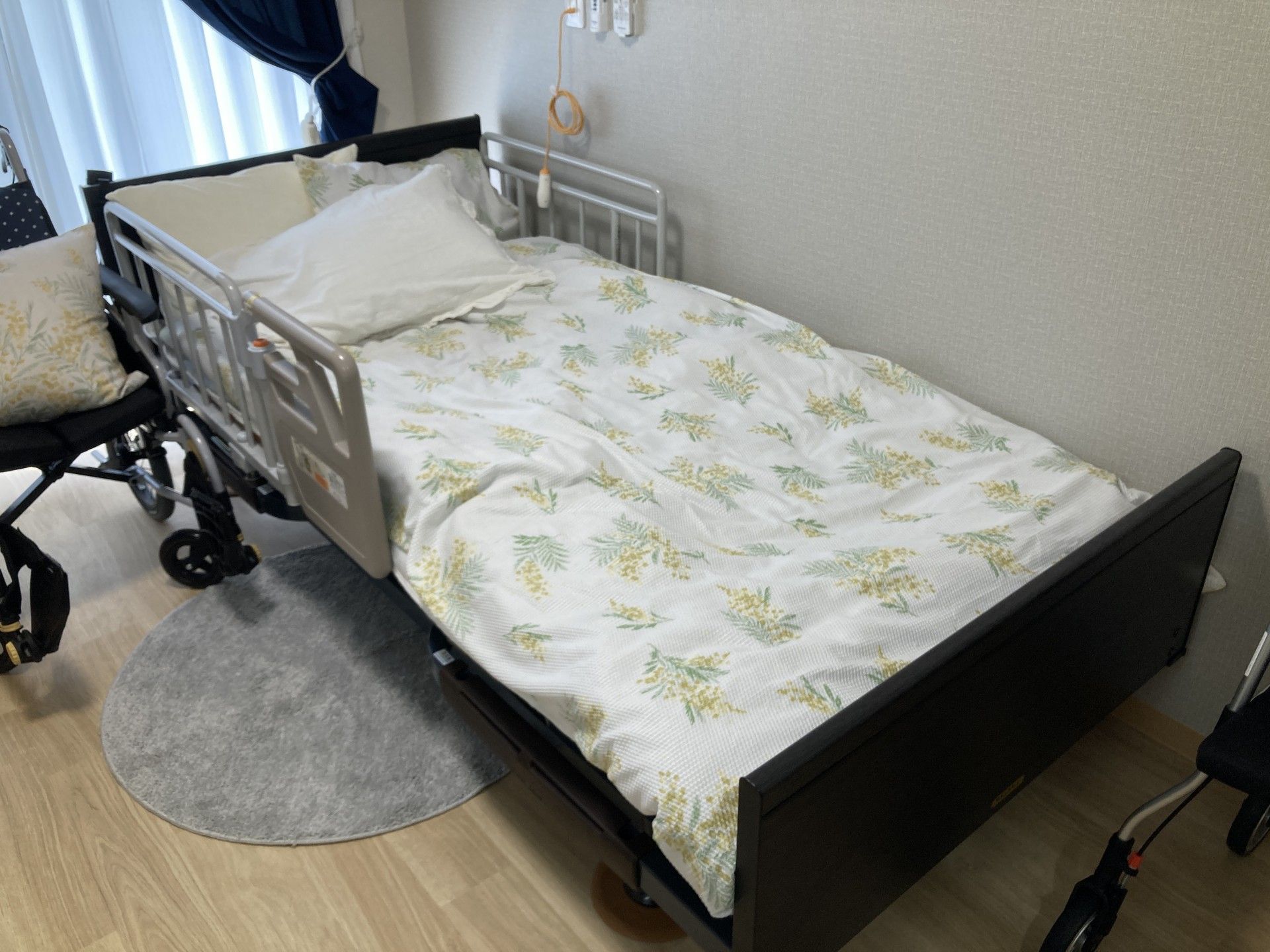 快適なベッドの部屋