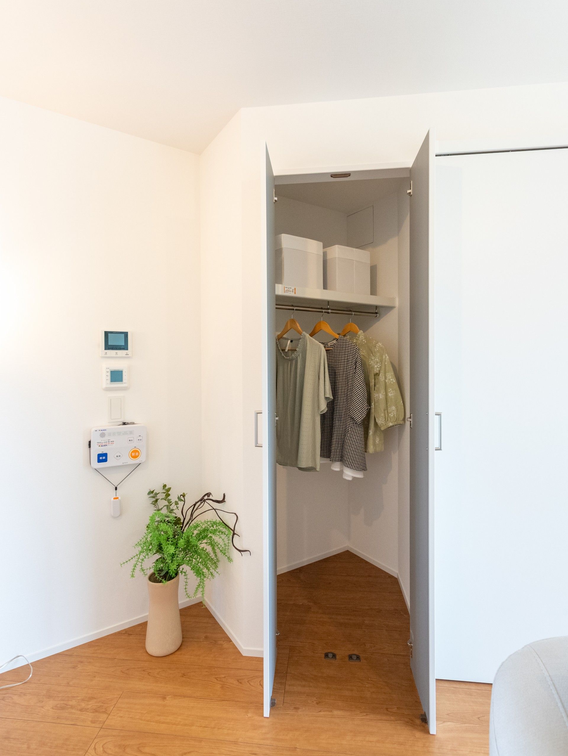 収納スペースの一角