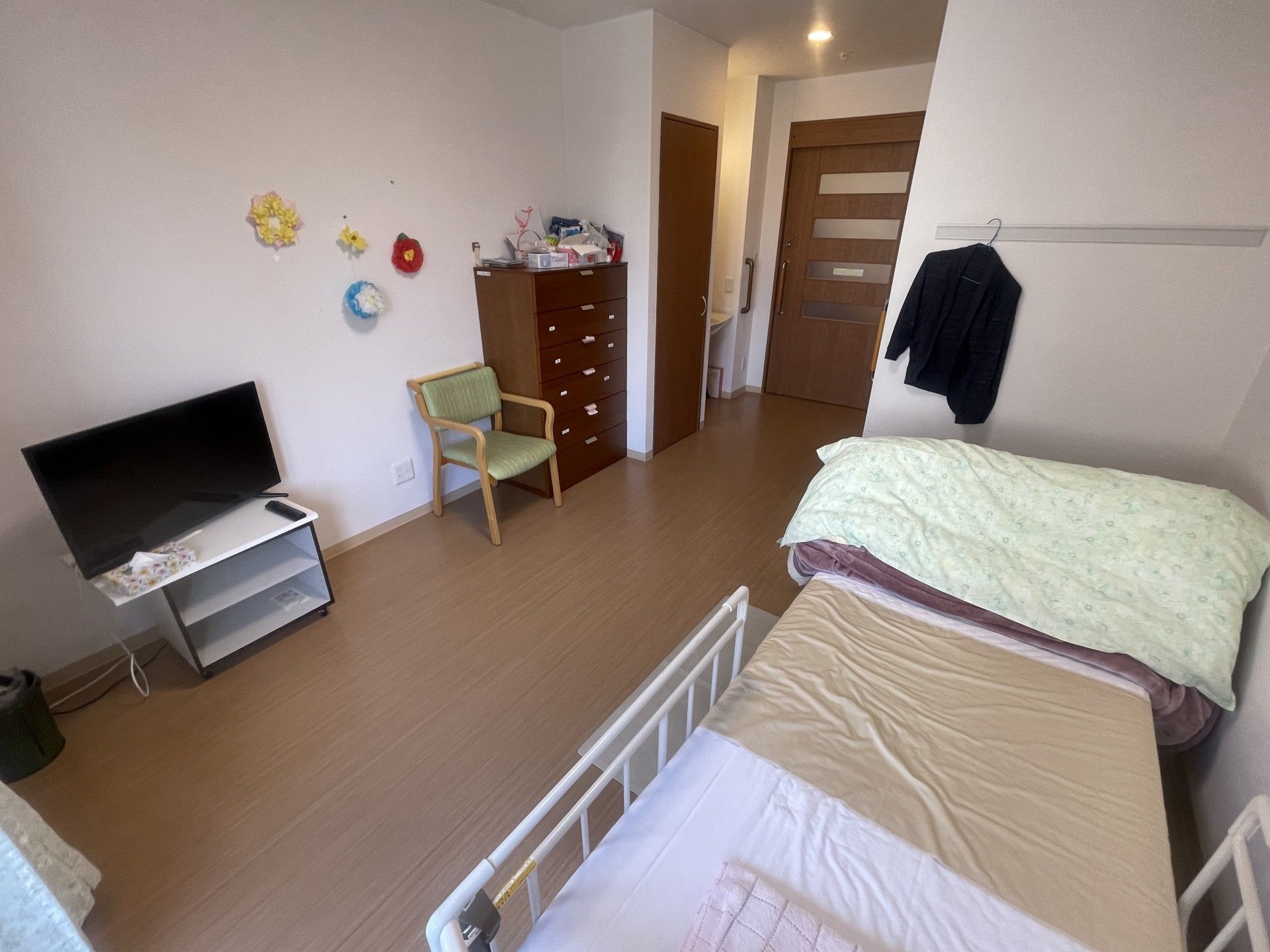 落ち着いた個室の一角