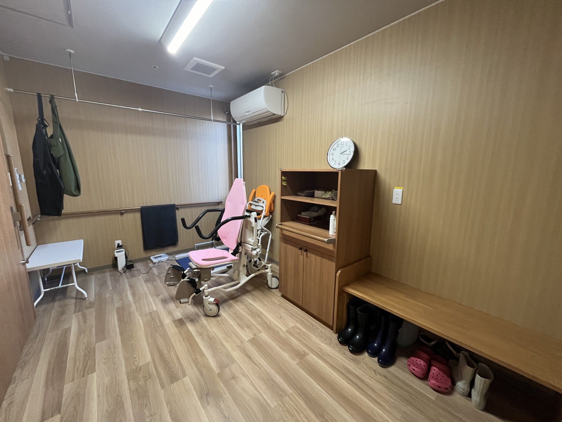 機能的な設備のある部屋