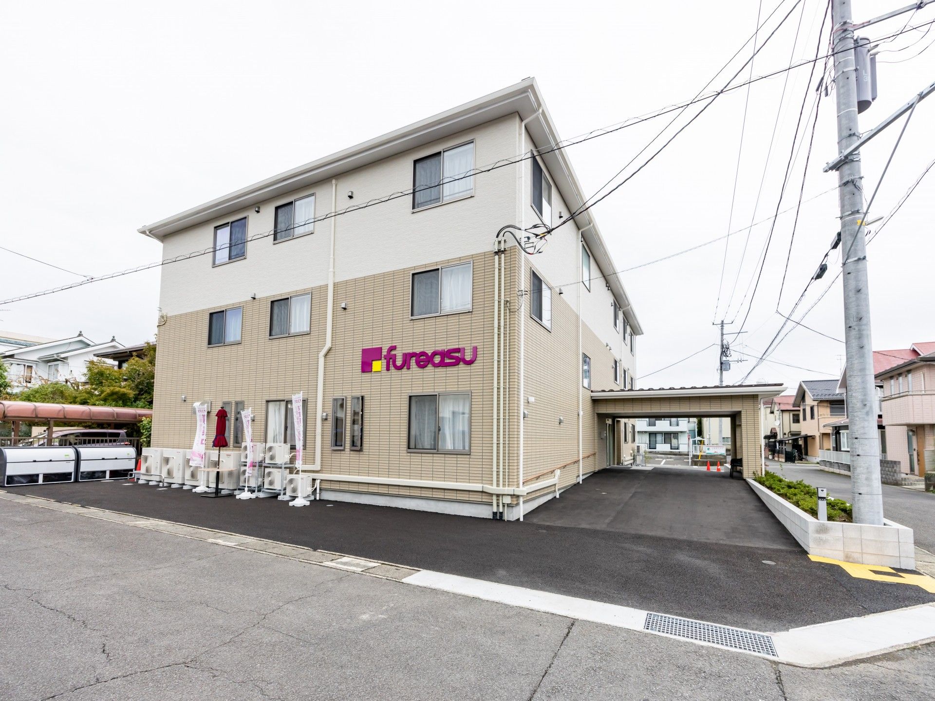 ゆとりある建物外観