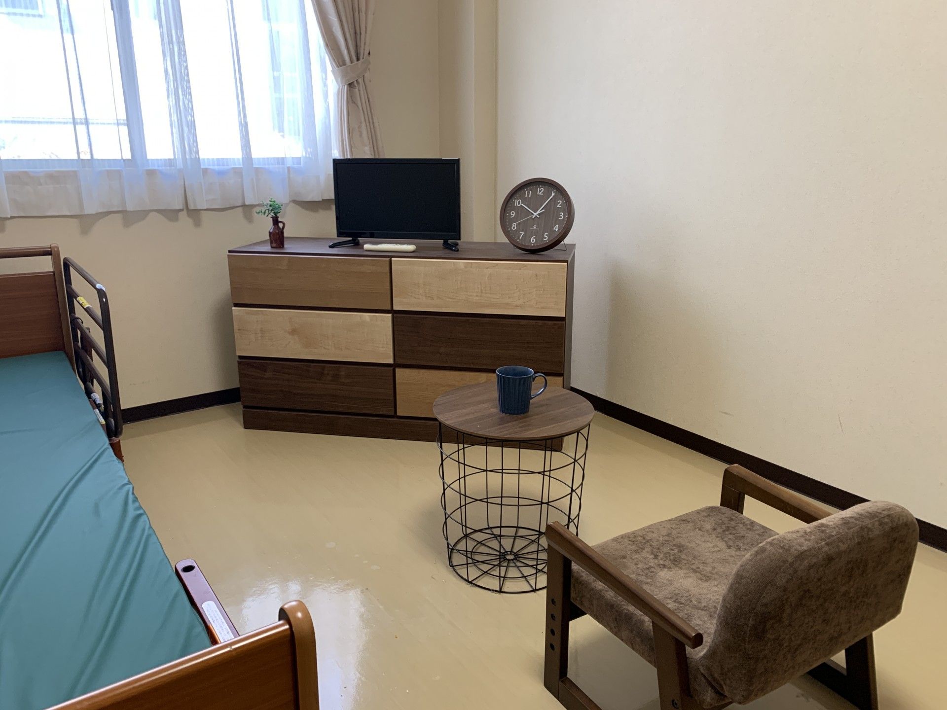 落ち着いた個室の一角