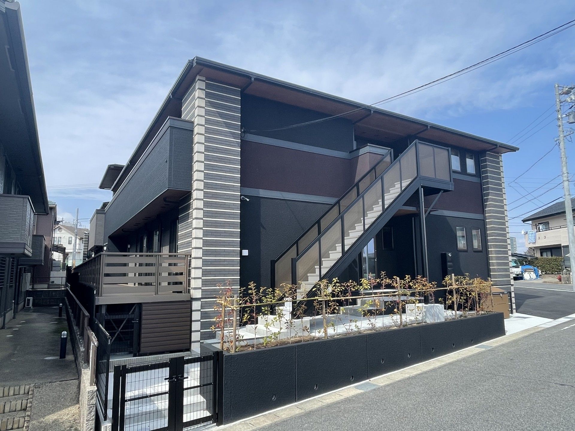 モダンな建物の外観