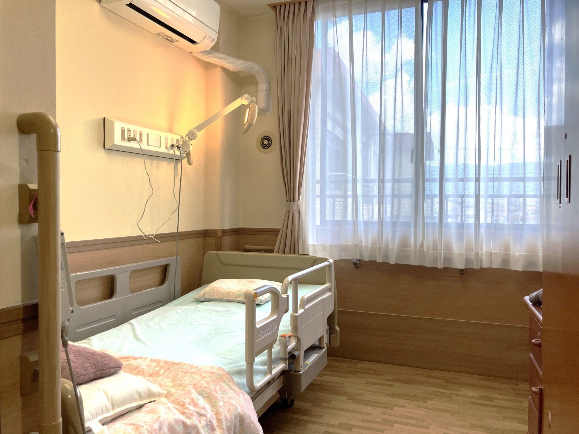 快適な個室の様子