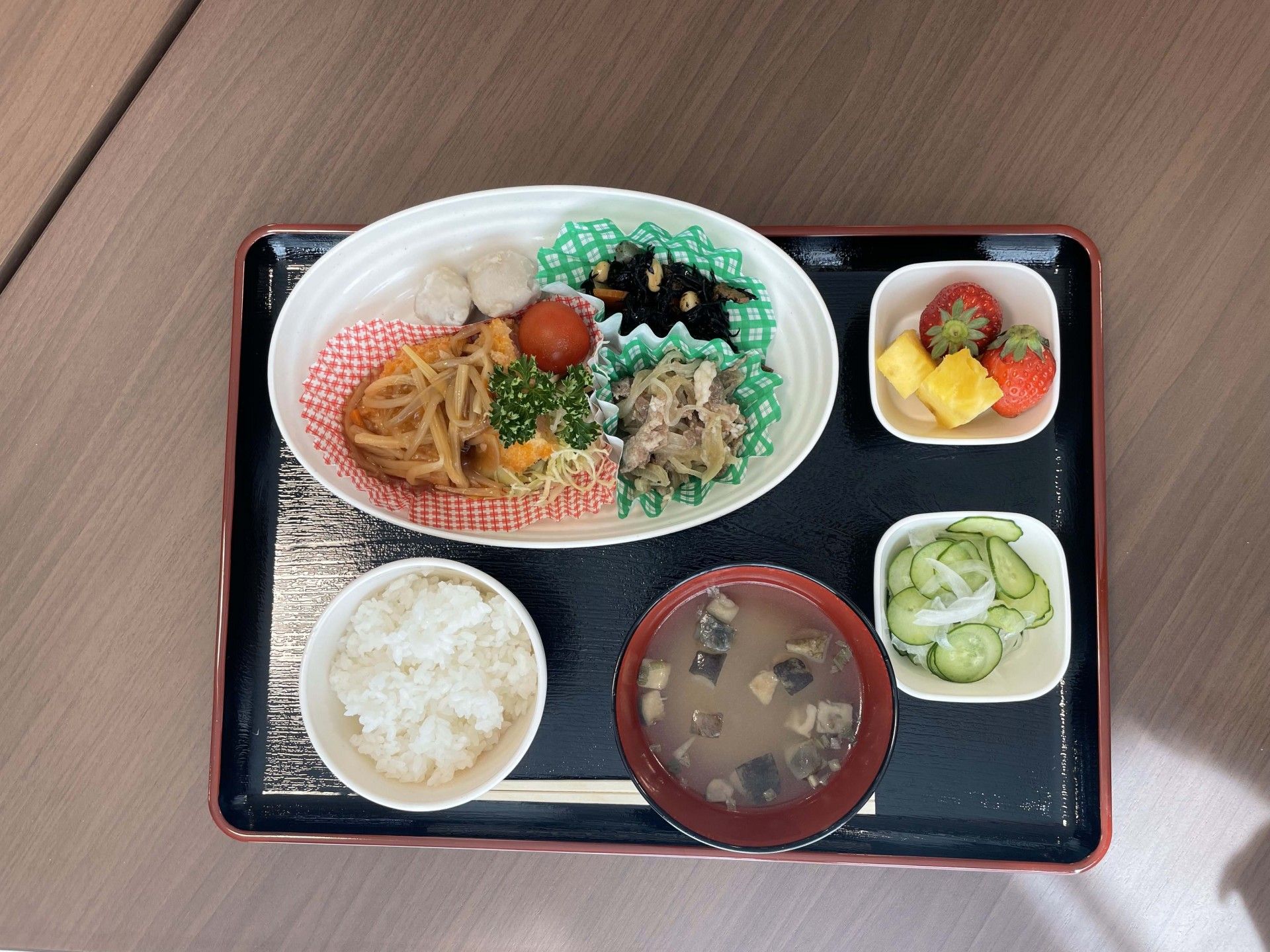 栄養バランスの取れた食事