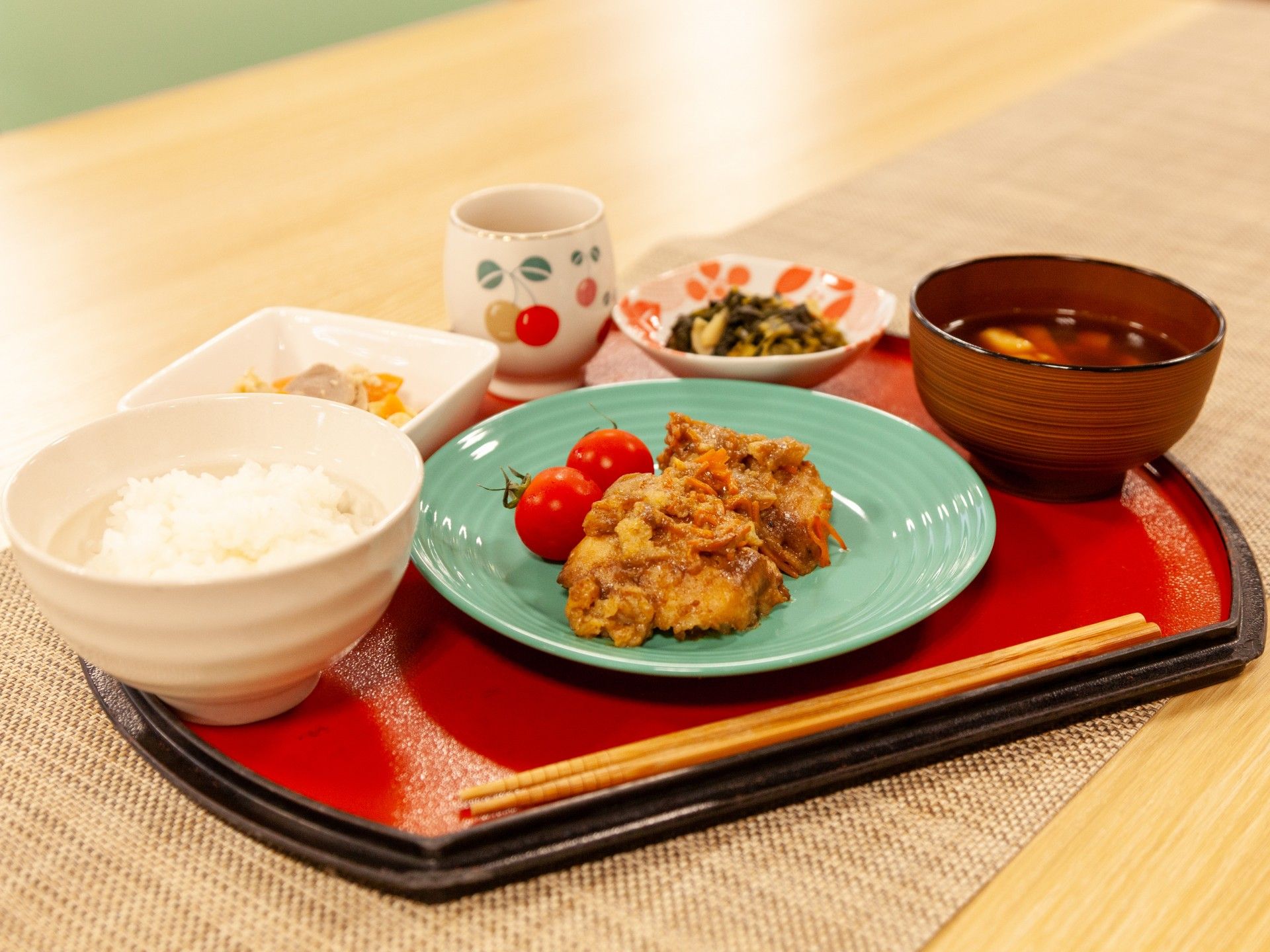 和食の食事セット