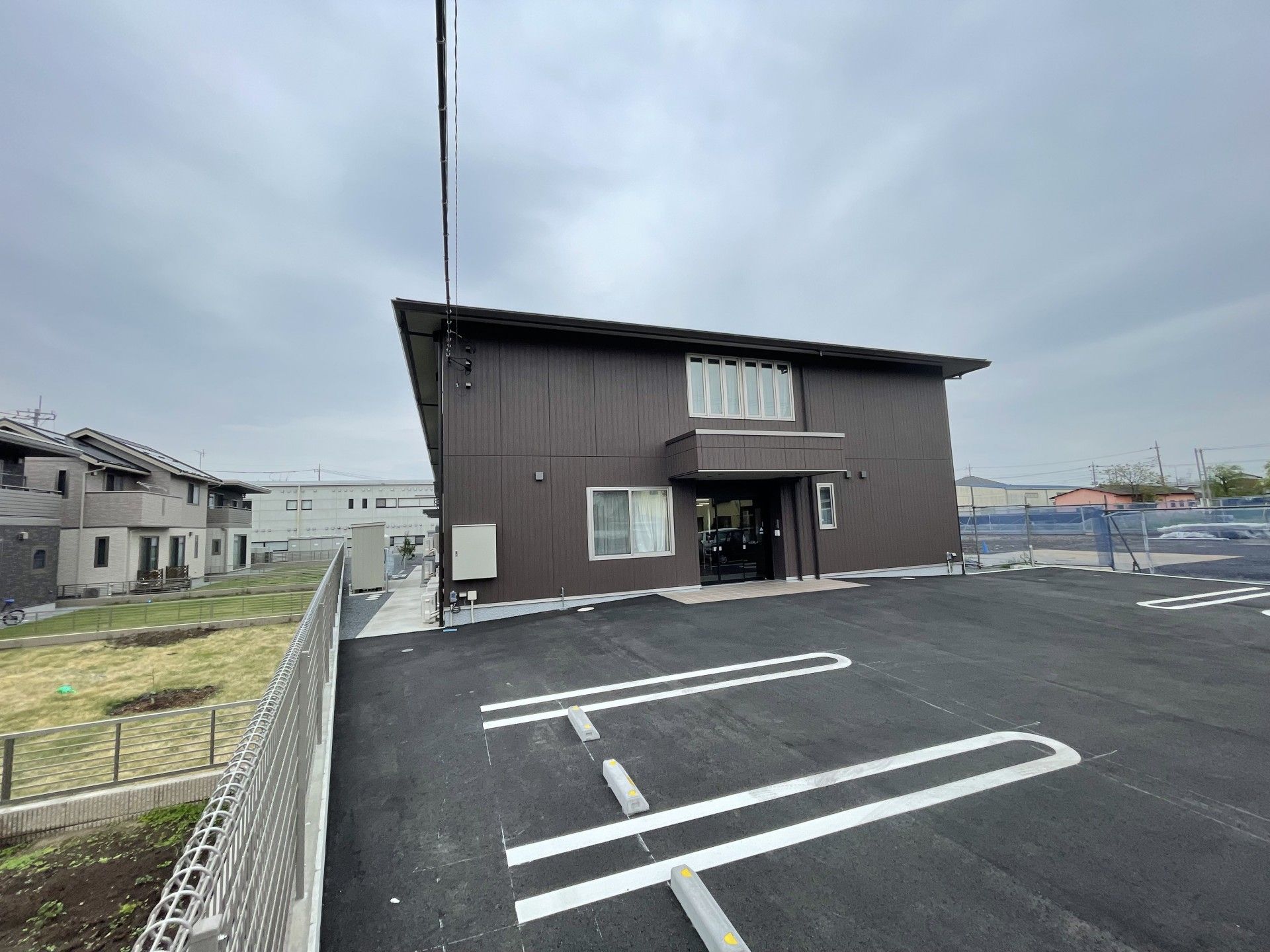 ゆとりある施設の外観