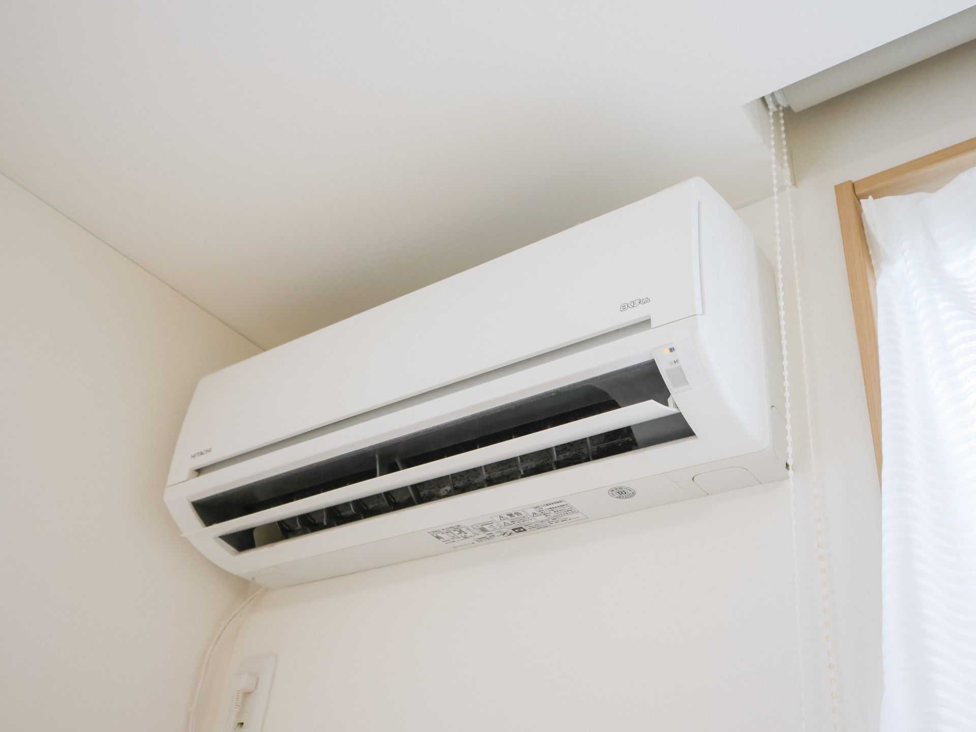 快適な空調設備の部屋