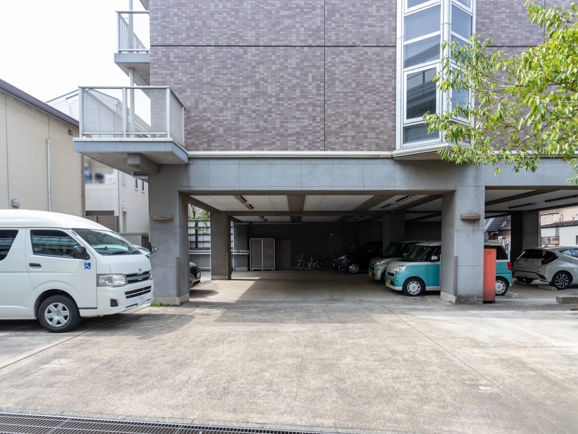 駐車場の様子