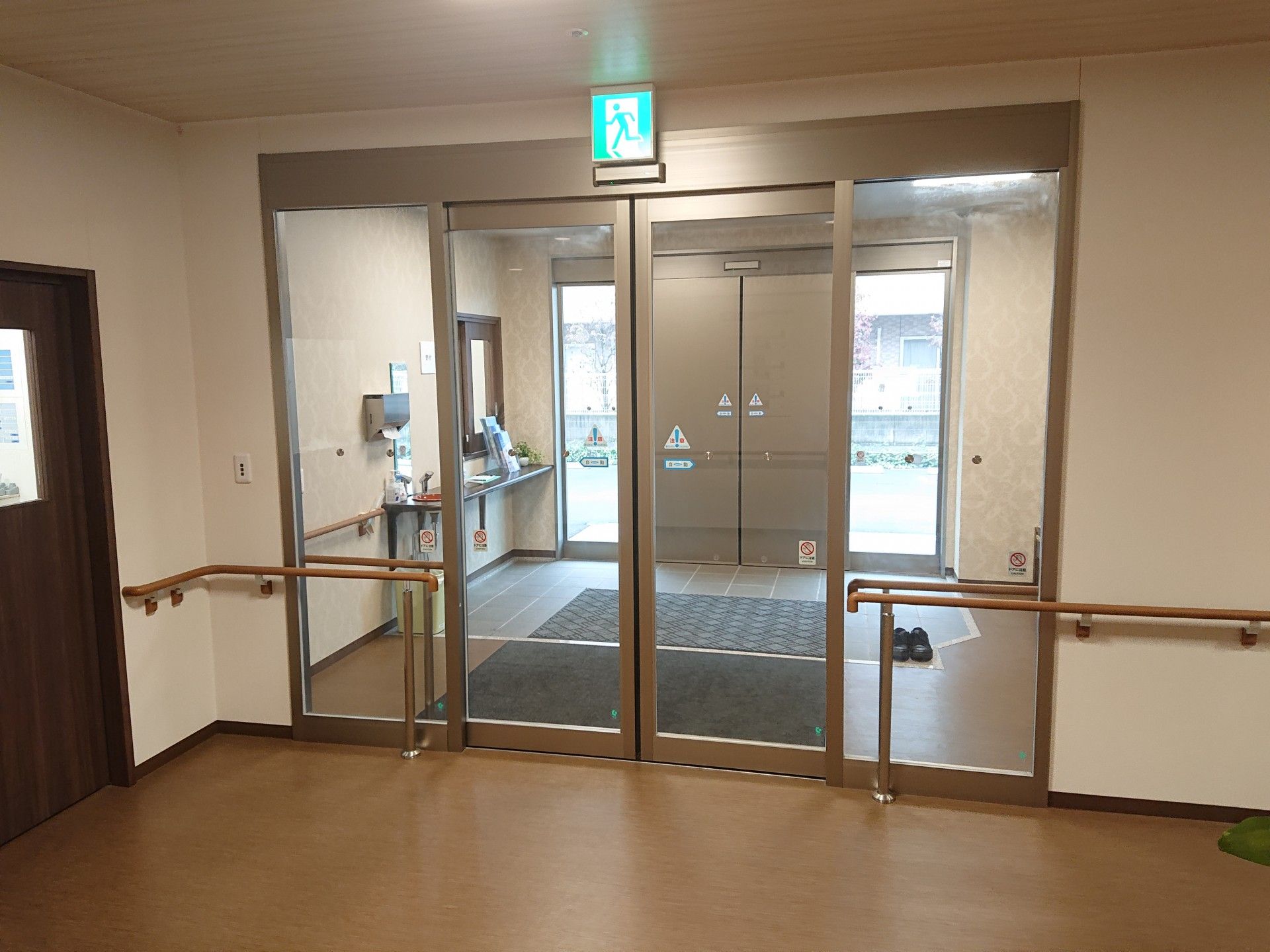 出入りしやすいエントランス
