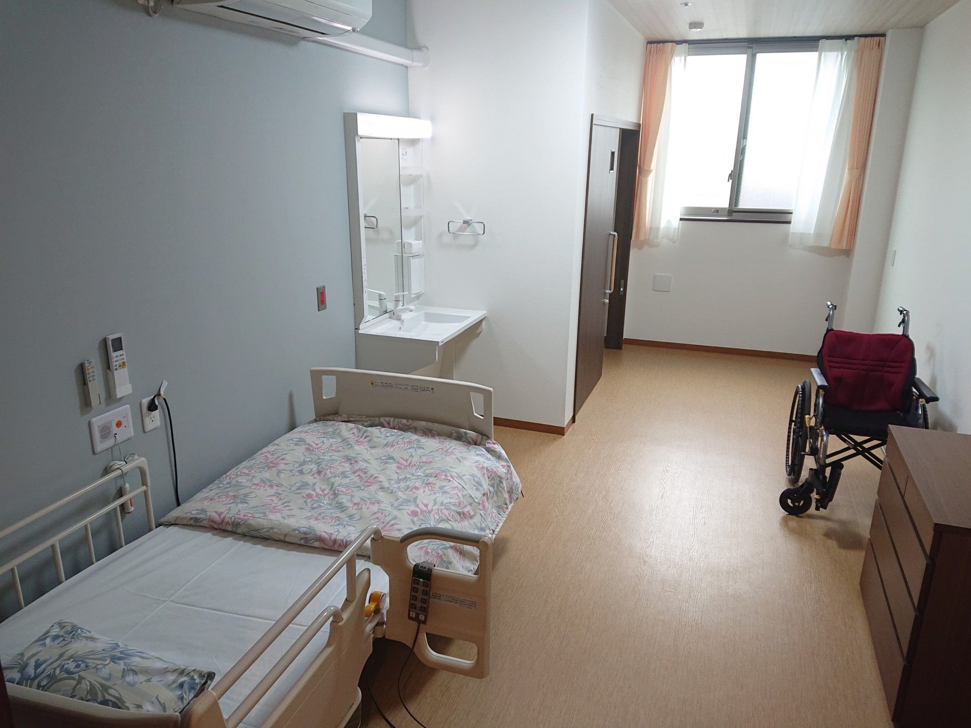 快適な個室の様子