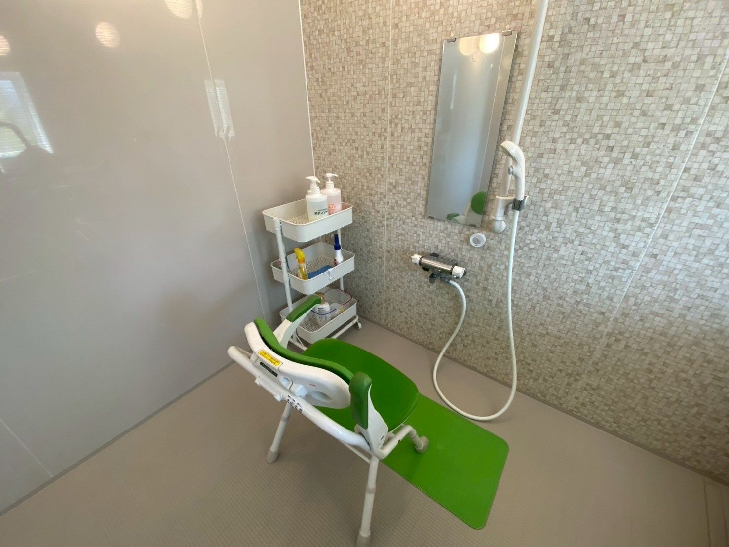 使いやすいシャワー設備