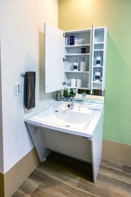 モデルルーム　洗面台