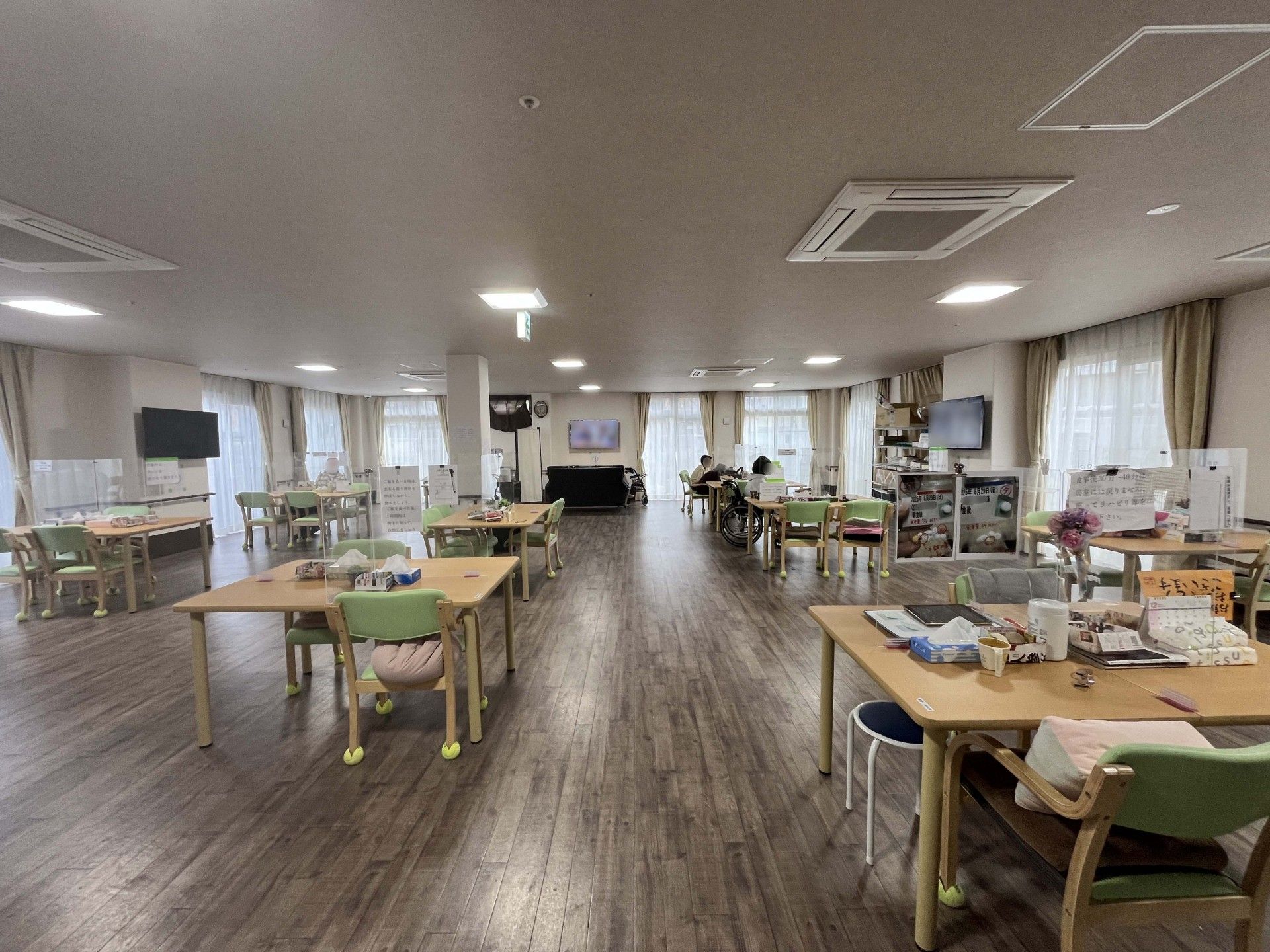 広々とした共有スペース