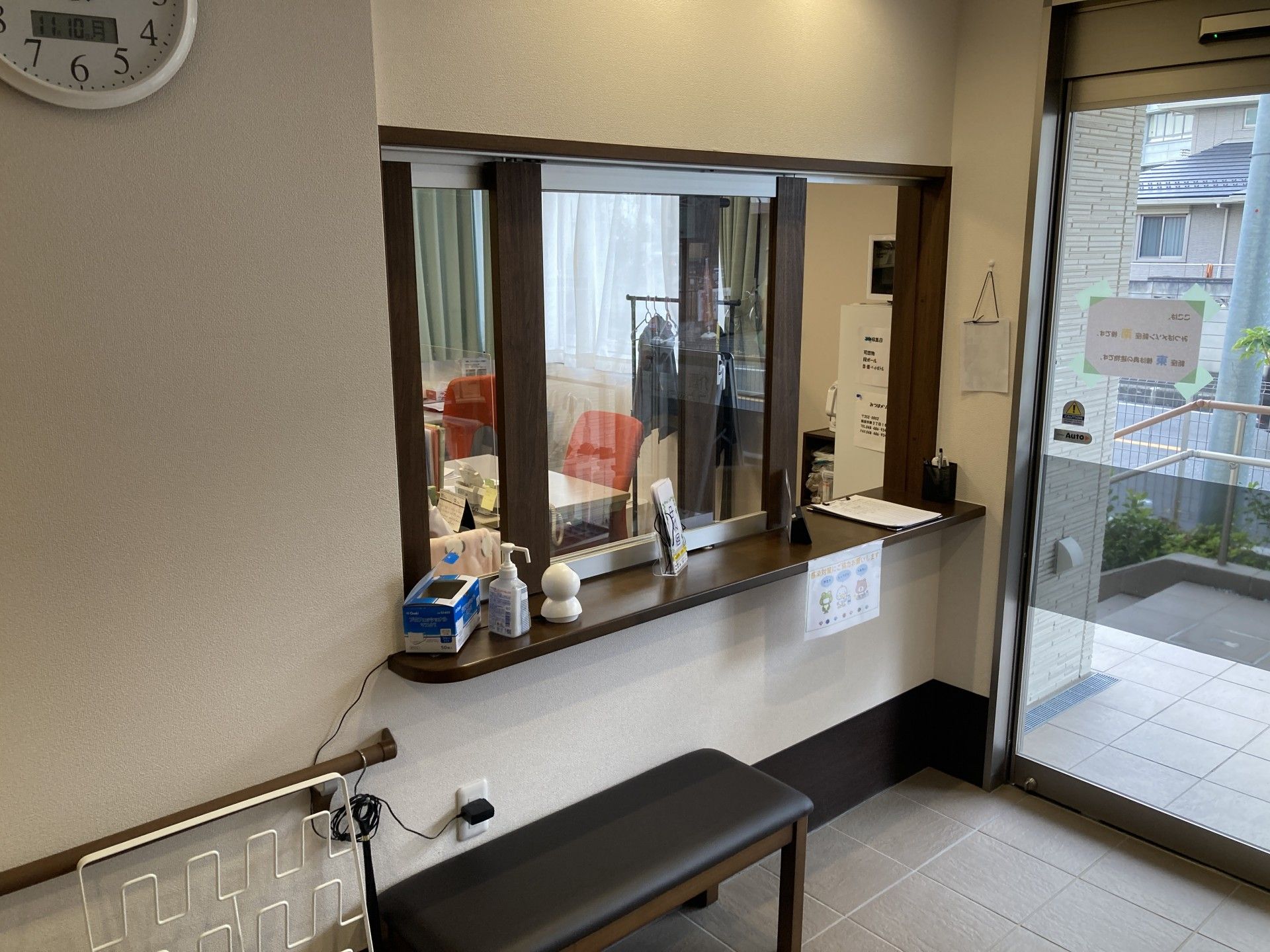 受付カウンター