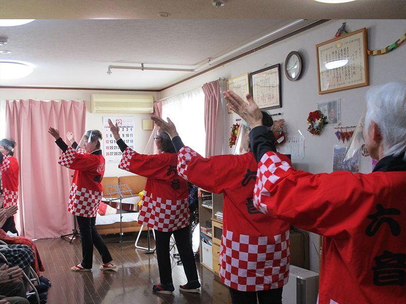 レクリエーション中の居室