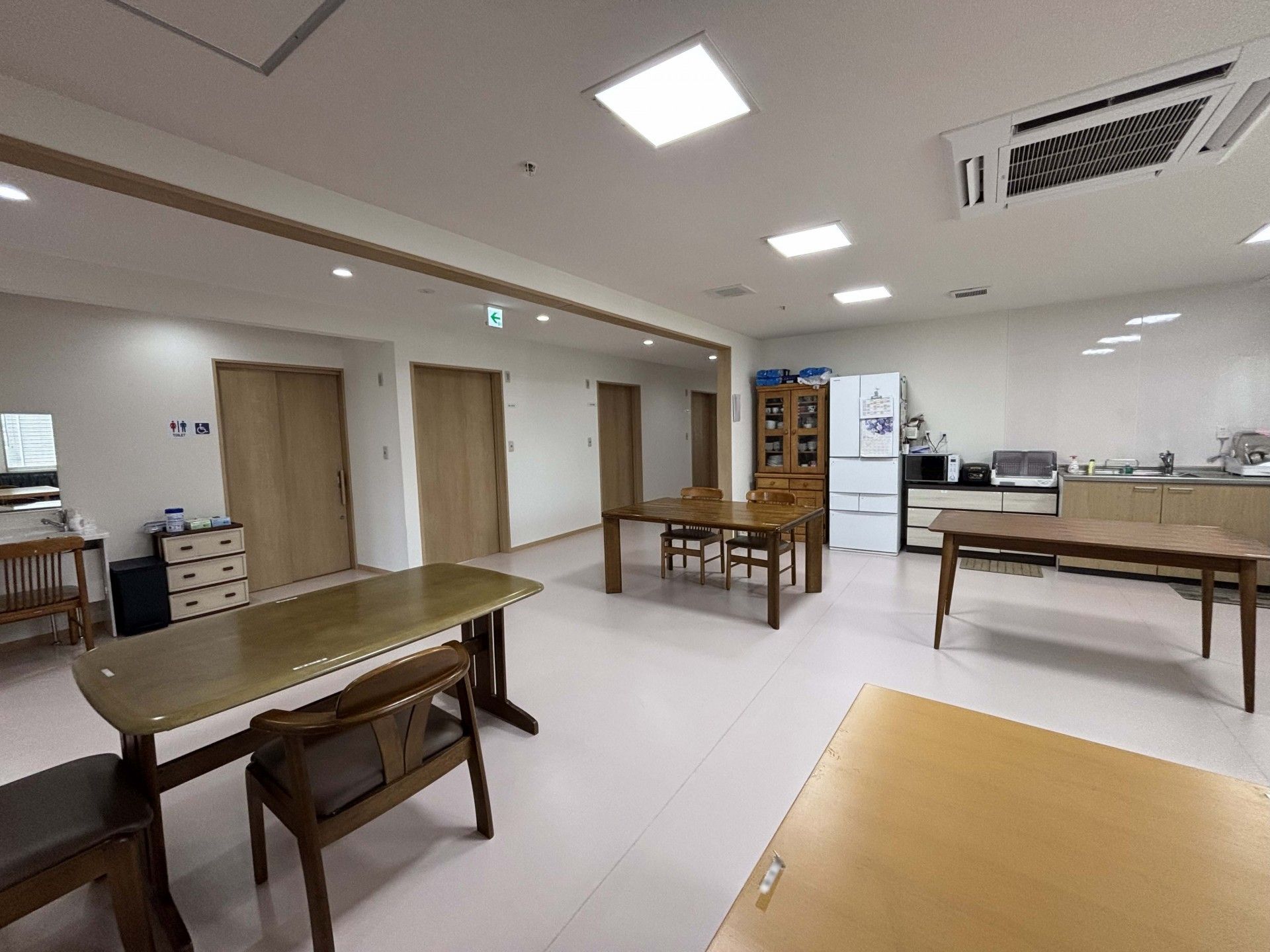 広々とした共有スペース