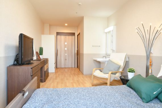 清潔感ある個室の居室