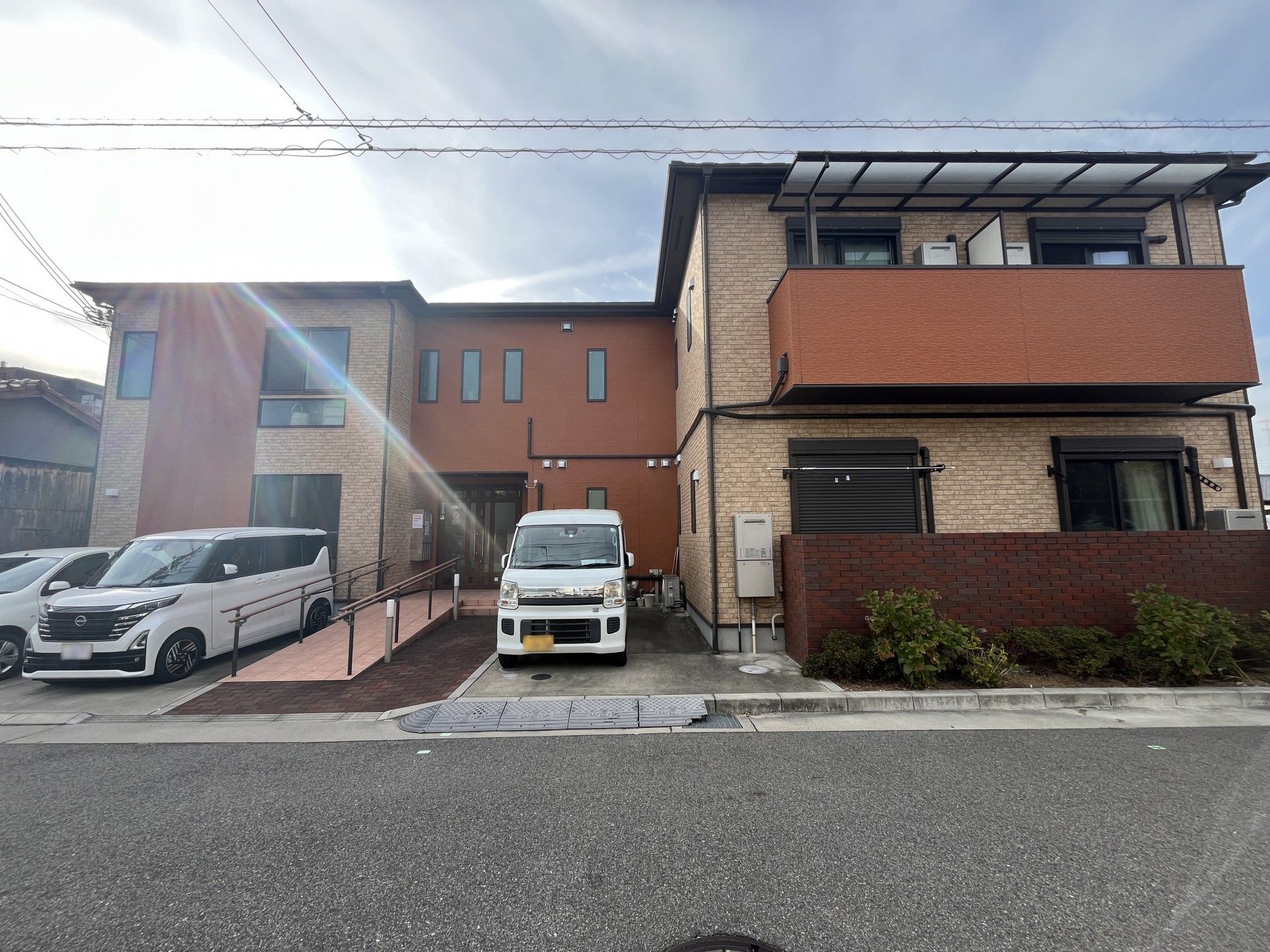 車椅子対応の玄関