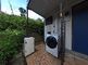 屋外の洗濯スペース