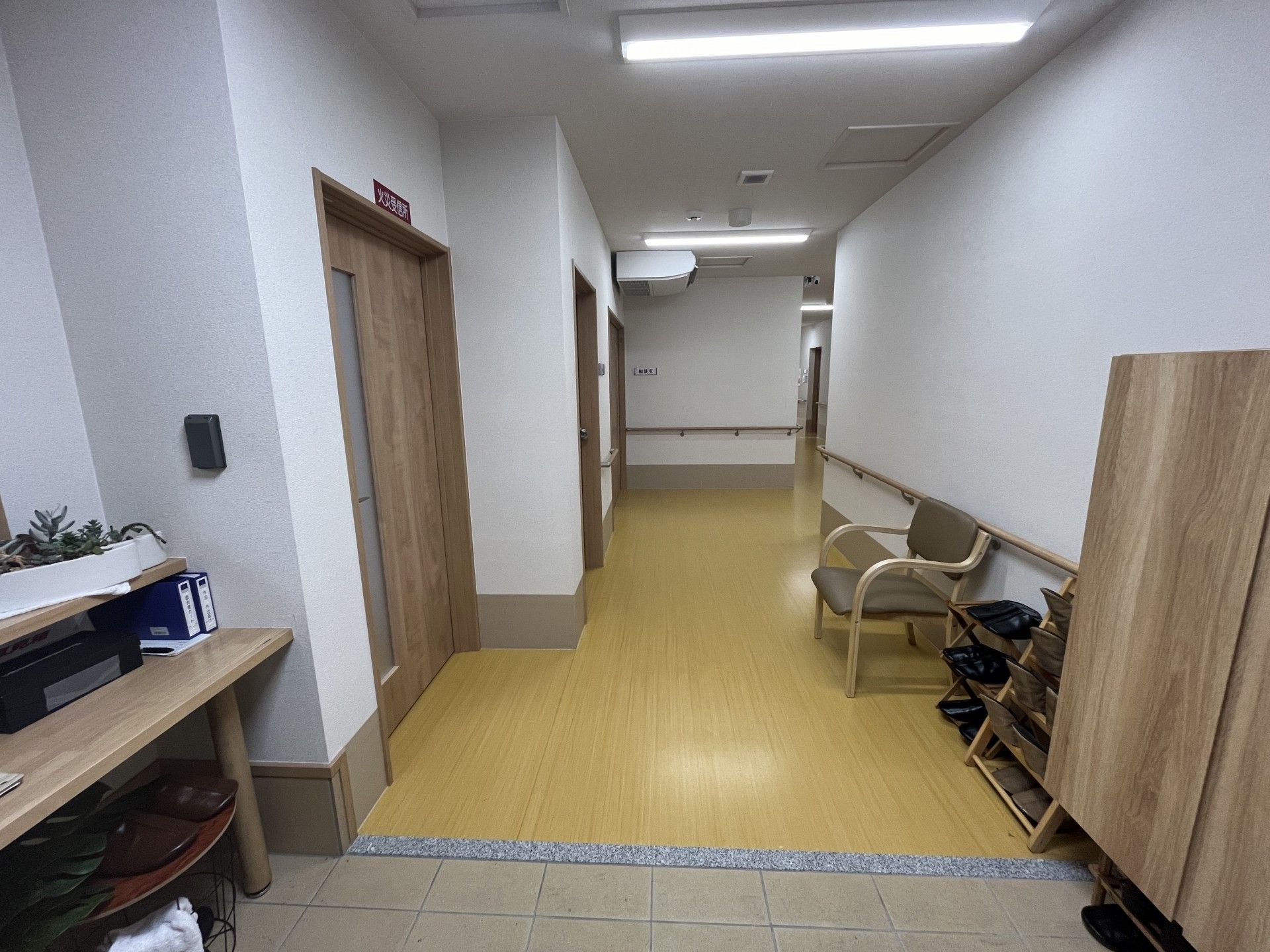 清潔感のある廊下