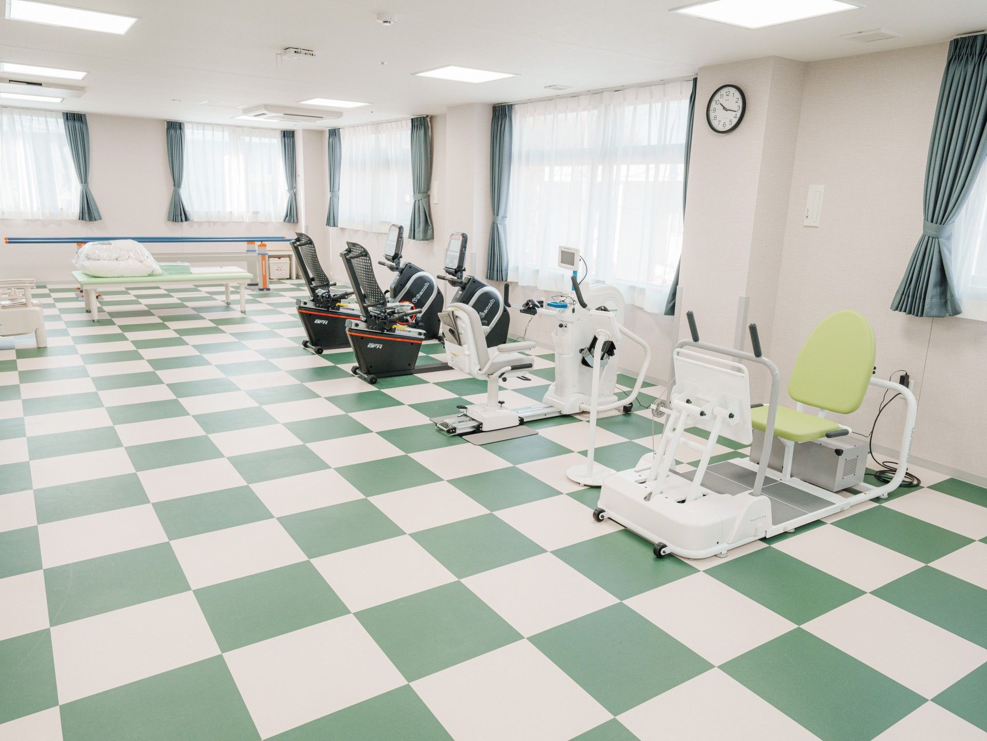 リハビリ設備が整った部屋
