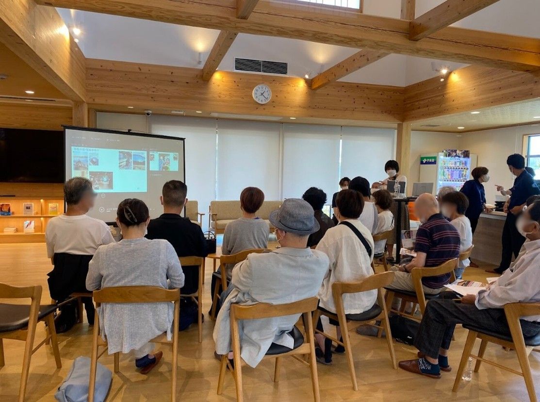 明るい共有スペース