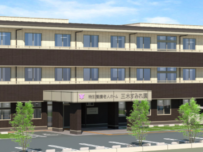 落ち着いた外観の建物