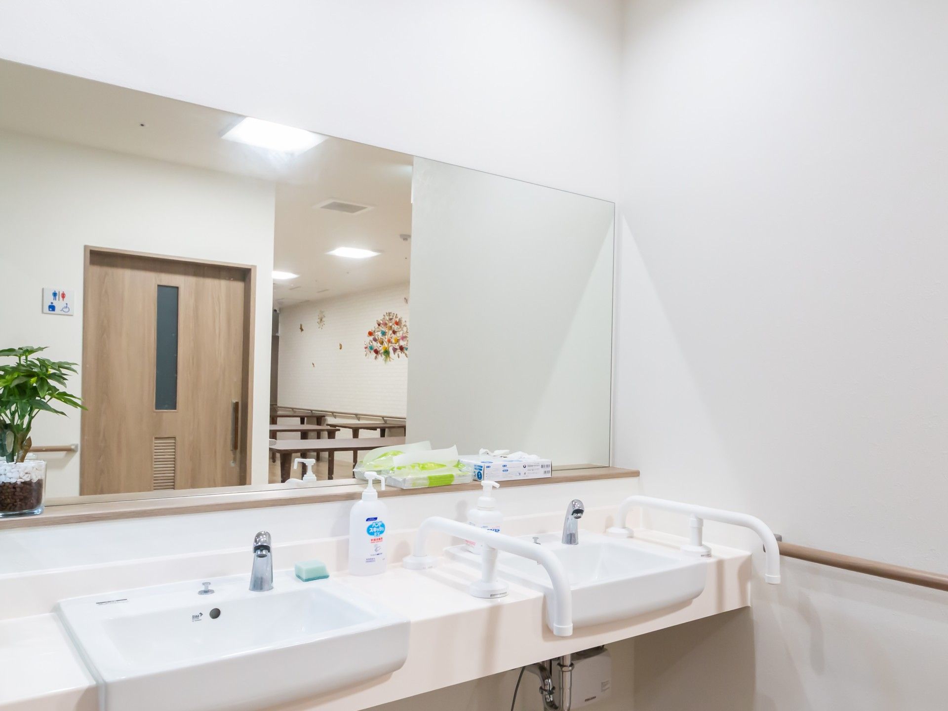 手洗い場の様子