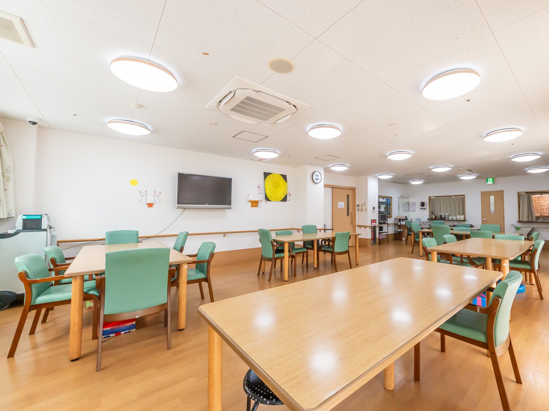 広々とした共有スペース