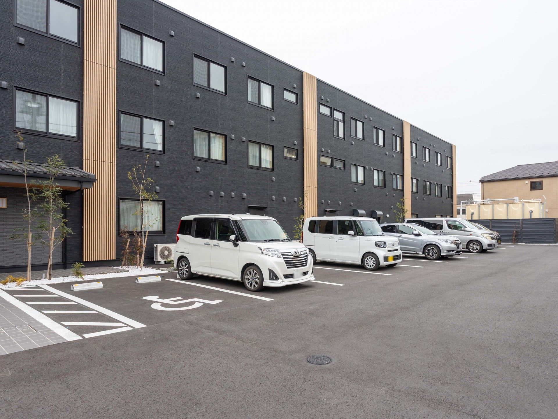 駐車場の様子